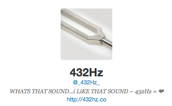 432Hz tweet media