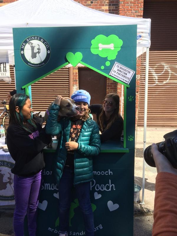 We had a blast bringing our #pitbullkissingbooth to the #badassfallfest yesterday! We love @BadassBK!