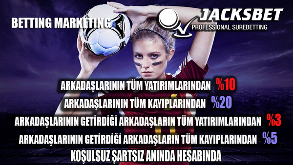 BettingMarketing ile artik arkadaslarinizin tum yatirimlarindan aninda para kazaniyorsunuz. jacksbet.com