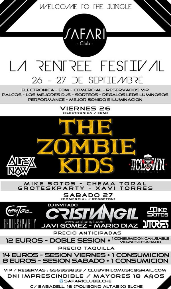 Arrancamos la temporada con este cuartelazo.
Viernes 26 #LARENTREE en #SAFARICLUB
¡Anticipadas ya a la venta! 
🔞🔞