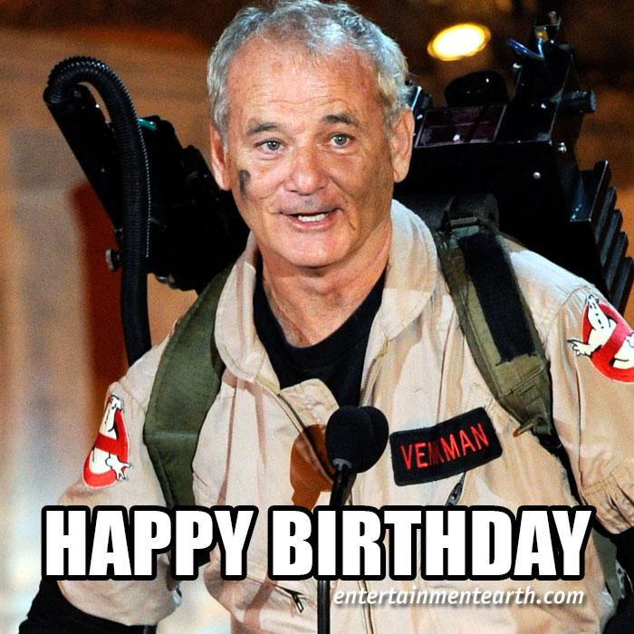 Happy 64th Birthday to Bill Murray of Ghostbusters! Shop Collectibles:  