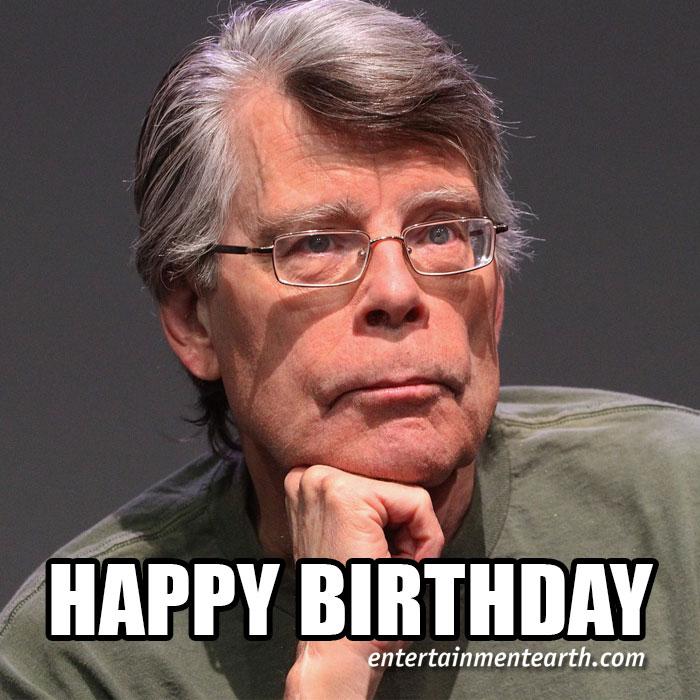 Happy 67th Birthday to Stephen King! Shop Collectibles:  