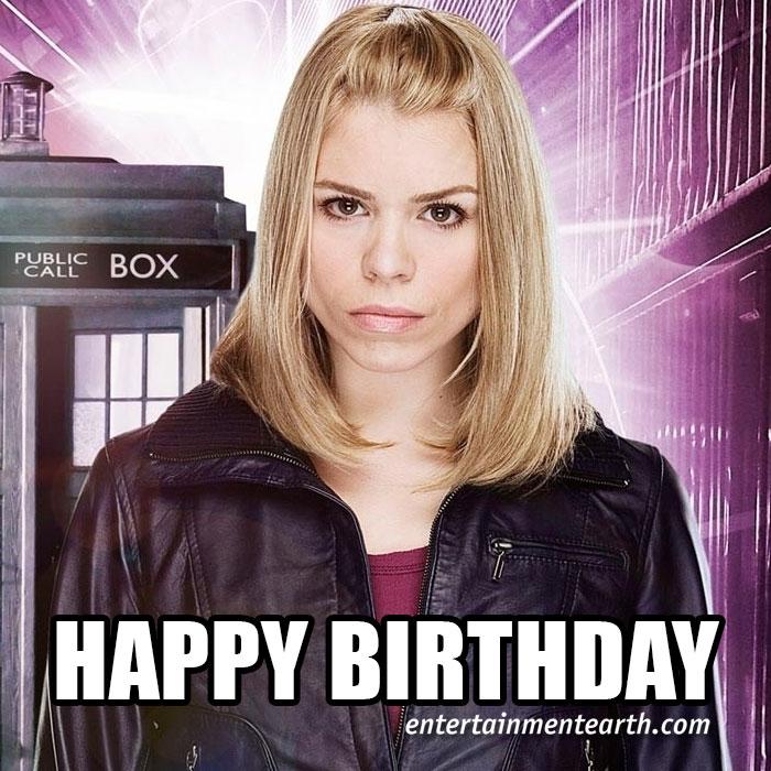 Happy 32nd Birthday to Billie Piper of Doctor Who! Shop Collectibles:  