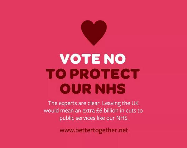 Vote No to protect our NHS from drastic cuts #indyref
