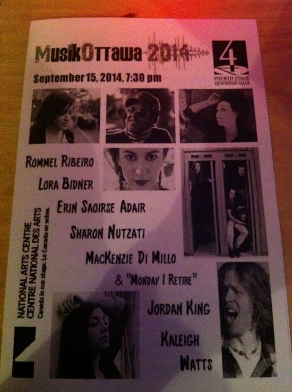 Janmy29's tweet image. Excited for a cool night of local music at the NAC Fourth Stage! #JordanRocks