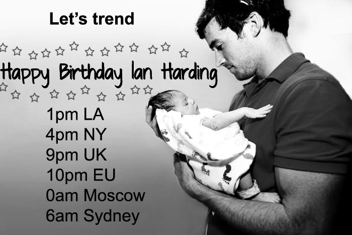  What about a WW trend tomorrow for Ians Birthday?

Happy Birthday Ian Harding  LEGGETE QUI!   