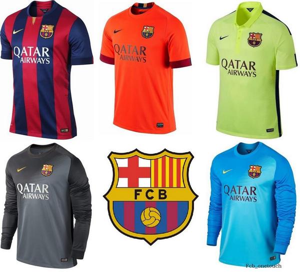 SportStuff24's tweet photo. أطقم برشلونة في هذا الموسم .. http://t.co/0EtqPC17vU