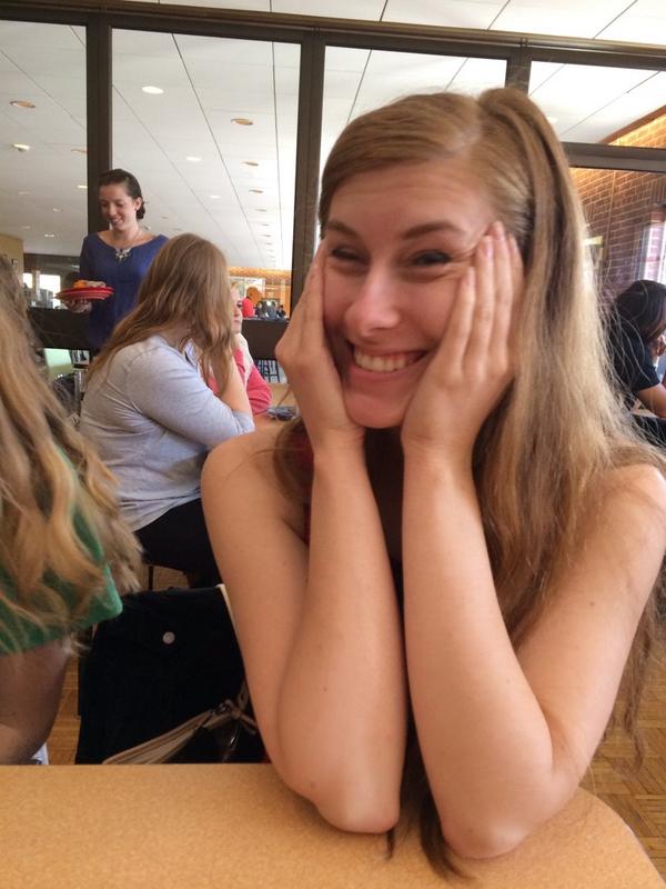 ASwate08's tweet photo. Chronicle of a Cosima melt down... Her reaction to someone not celebrating Halloween 😂 #suchshock @CosiCompton http://t.co/AdoLZhtZxV