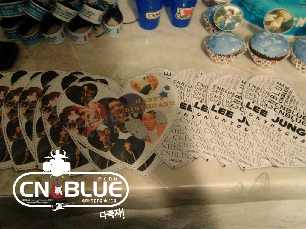 BDAY OUR VIRUS OF HAPPINESS LEE JUNG SHIN  CNBLUE PERÚ ICA 