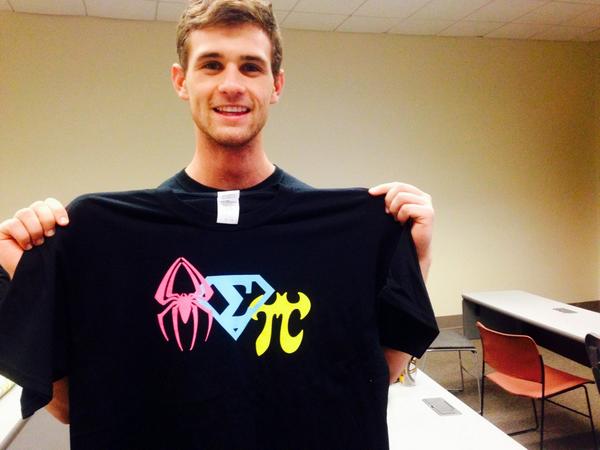 DSPxSJU's tweet image. How cool are our recruitment T-shirts this semester?! #DSPSuperheroes #RushDSP @mountandrew