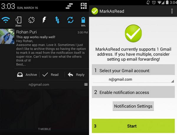 OjoAndroid's tweet image. Ahora puedes marcar como leídos tus correos de Gmail desde la barra de Android ow.ly/BxrKK
