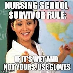 troberts2000's tweet photo. Love this!  What a way to bring home standard precautions! http://t.co/1q8jhoz4SO