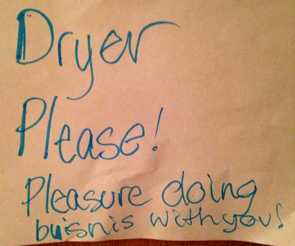MissHelenSays's tweet photo. #misshelensays #kidssaythedarnestthing #laundry reminder http://t.co/W6wNZU8i1y