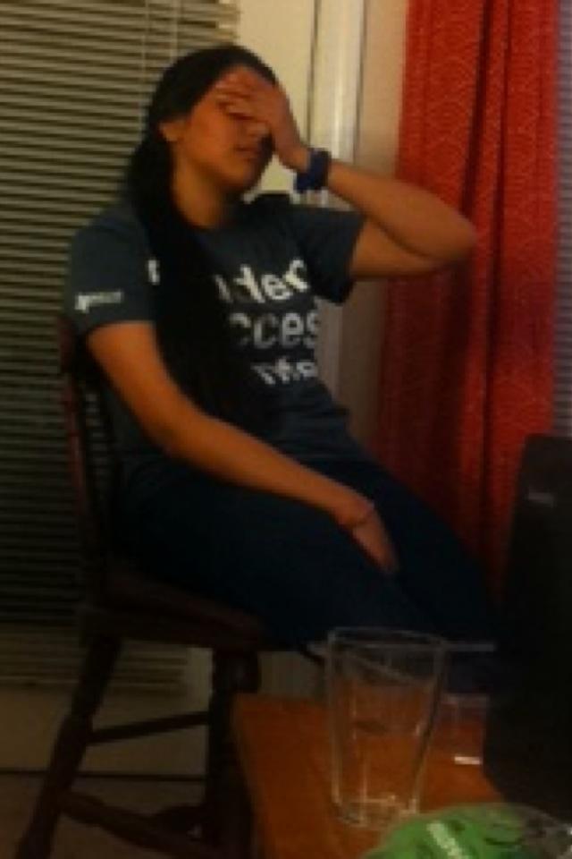 UTDHOSA's tweet photo. our president (Devina Jagota)'s reaction after seeing how I run this twitter http://t.co/uH4Y2y3P3W