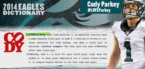 Cody Parkey. 
