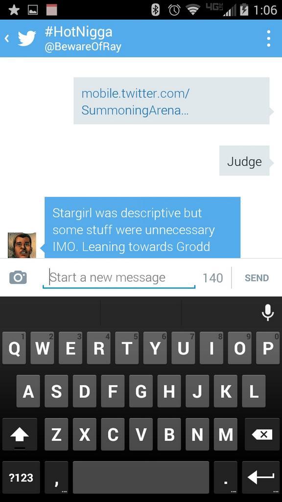 SummoningArena's tweet image. -- final reply. I'm sorry you feel the way you do. @GenGrodd