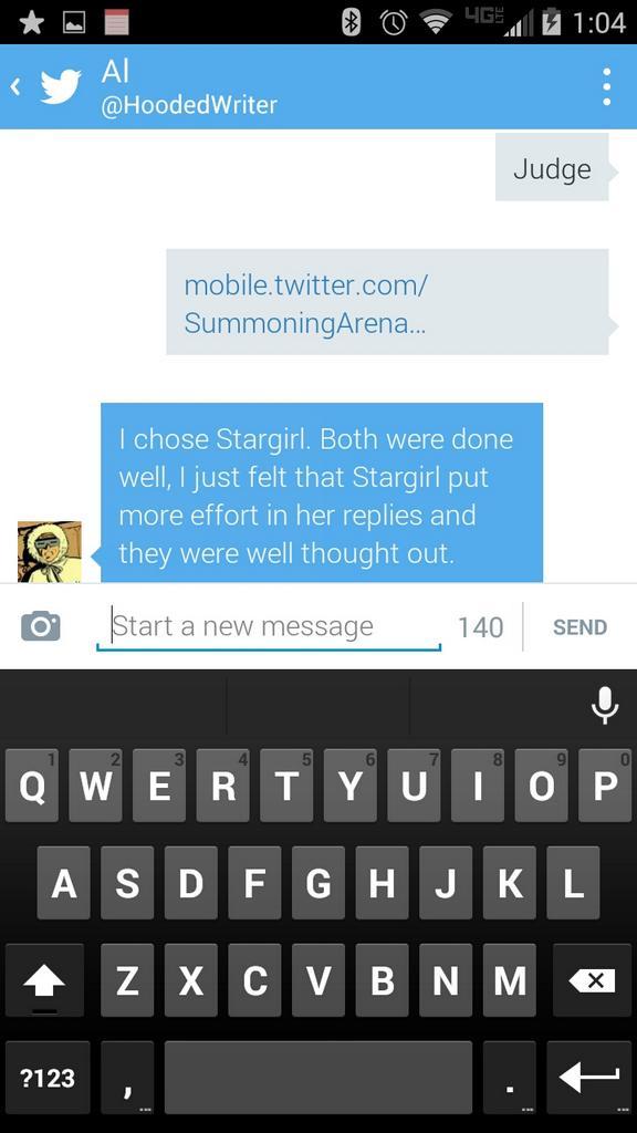 SummoningArena's tweet image. -- final reply. I'm sorry you feel the way you do. @GenGrodd