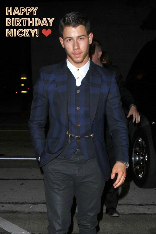 VERY HAPPY 22ND BIRTHDAY NICK JONAS!  
