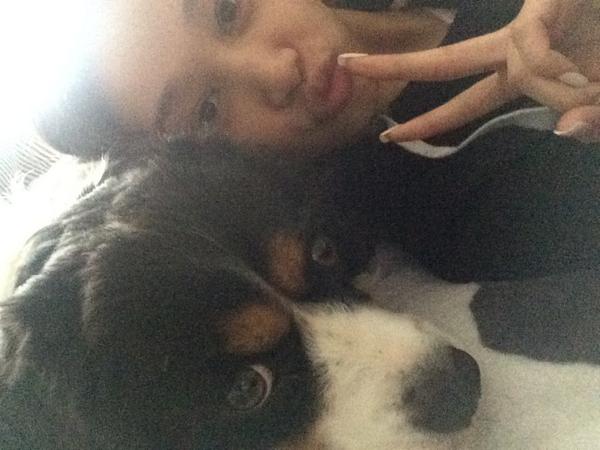 jjennyle_'s tweet photo. Just taking selfies with my dog instead of getting my shit together #cbfuni #cbflife #cbfingeneral http://t.co/5Y7vVhT2V4