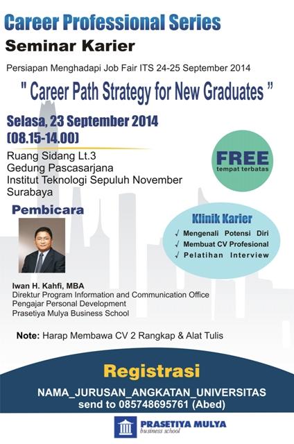 <a href="/IEEESB_ITS/">IEEE SB ITS</a> Datang yuk ke Seminar "Career Path Strategy for New Graduates" Persiapan Menghadapi Job Fair ITS