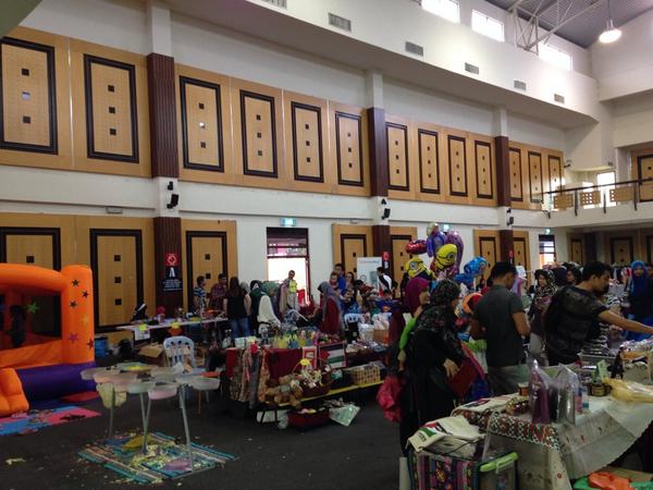 Amazing things they have at the Gaza 2.0 charity bazaar. Even a bouncing castle! <a href="/ttdiTV/">ttdiTV</a>