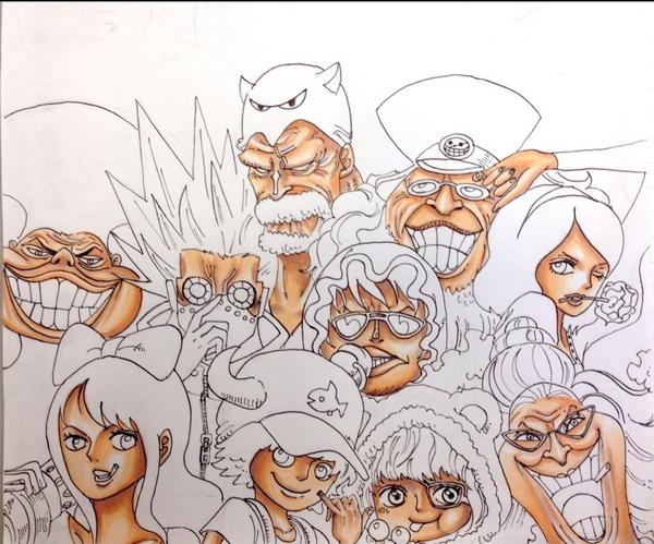 ハマネ 今日の落描き 肌だけ色塗ったドンキホーテ幹部 肌だけ塗り直した過去絵ローさん 最近流行りのジバニャンとチョッパー ミス多発 ウーパールーパー W Http T Co Tpzaylruyj