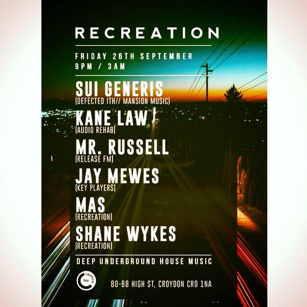 cantinatweets's tweet photo. Friday 26th September @RecreationLdn #house #croydon http://t.co/ked8FFAAc9