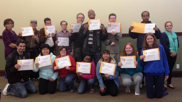 irene5787's tweet photo. Meet the Safe Food Handling grads for Culinary Skills &amp; Employment course offered at #chcentral in @CHorizons YEAH!! http://t.co/PVK2xEfJUc