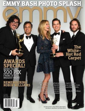 NormalHeartFilm's tweet image. Look! Julia Roberts and 'The Normal Heart' Cast on Emmy Magazine shar.es/1a0GM2 via @extratv