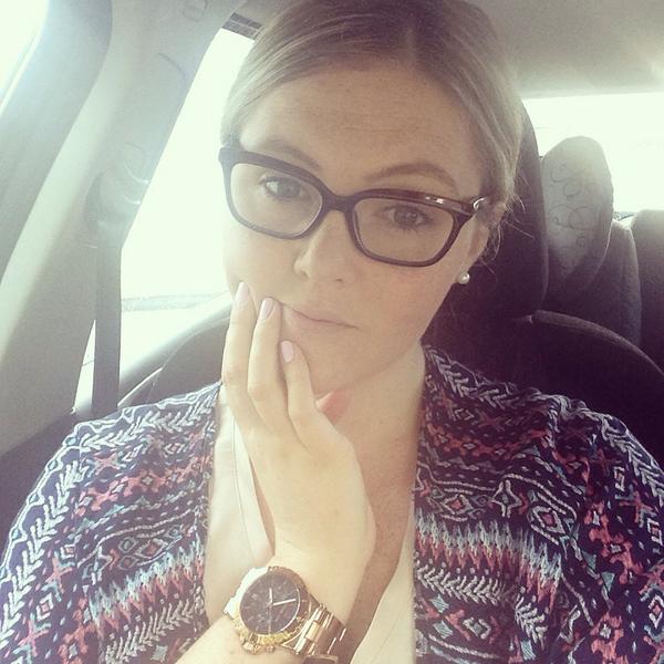 Slicked back hair, glasses on, serious med student mode! <a href="/PoliceLifestyle/">PoliceLifestyle</a>