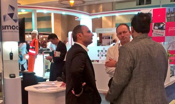 SimocoWS's tweet image. A great event in Dubai #CCME2014 . Plenty to talk about and see @CritComms_World #DMR #P25