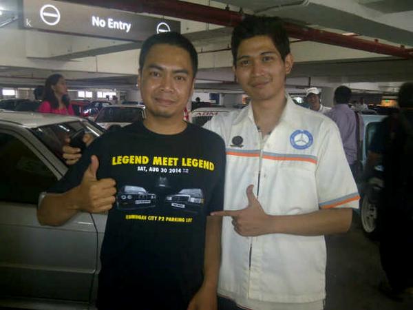 Mesranya W201 (Ketum BAGUS) dan E30 (Ketum ADITYA)