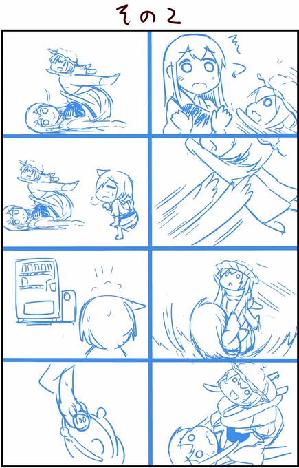 オチを考えずに落書きコンテその2 