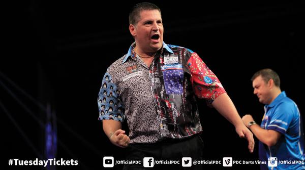 OfficialPDC's tweet photo. WIN a pair of tickets to the World Grand Prix! Simply RT and follow us. Winners announced at 5pm! #TuesdayTickets http://t.co/x4ffv2NMMy