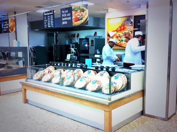 Our NEW counters are now OPEN! Take a look! We now have a Pizzeria!