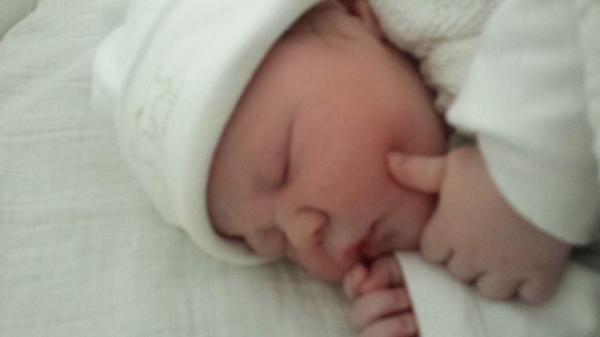 Dankbaar met de geboorte van onze zoon luuk #eenzegen