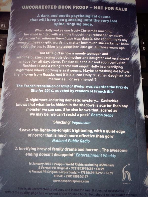 CBGBooks's tweet photo. And thanks to all for entering #MindofWinter comp- will be giving away finished copies in January! http://t.co/9pMveiAgLe