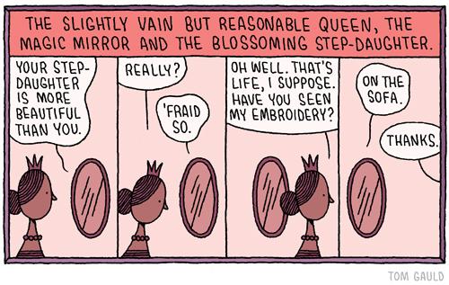 'The Slightly Vain but Reasonable Queen...' (One of the prints I have for sale here: http://t.co/rFxQf2DP6k)