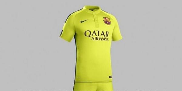 NewsAFArabic's tweet photo. قميص برشلونة الثالث الموسم الحالي 14/15 . 

#ميسي #ماسكيرانو 

#الأرجنتين #برشلونة http://t.co/8EVS8XFNzd