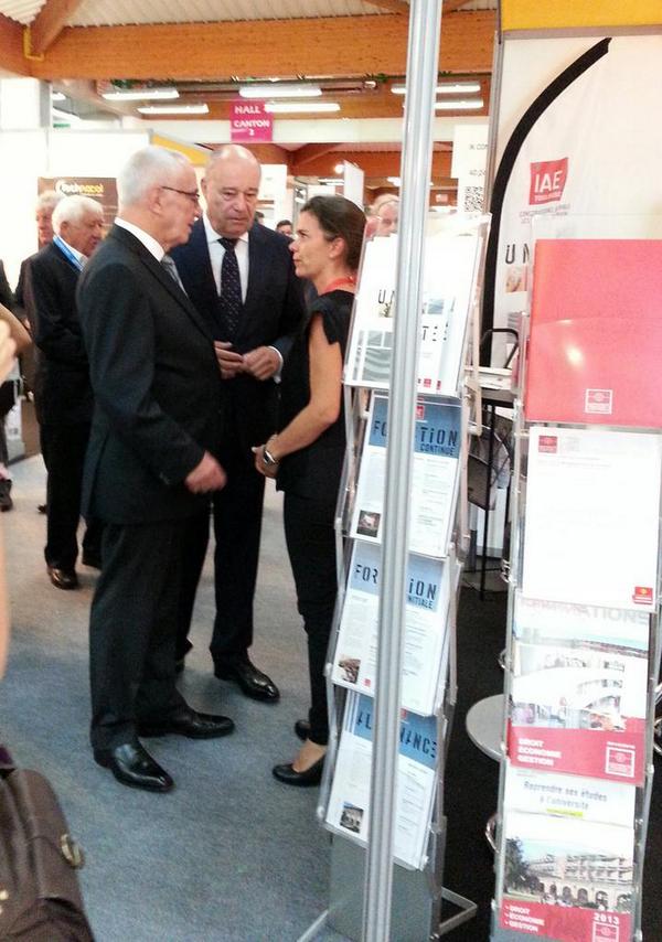UTCapitole's tweet image. Visite du stand par @martinmalvy et Jean-Michel Baylet #ICSShow