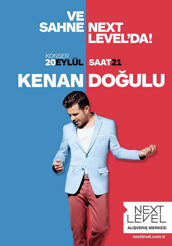 ENFEST Eylül Konserleri; 
20 Eylül Cumartesi <a href="/kenandogulu/">Kenan Doğulu</a> Next Level AVM