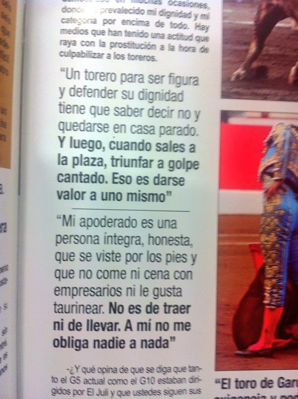 JI_Gonzalez's tweet photo. Miguel Angel Perera, alto y muy claro en el @aplausos de esta semana. Yo no me lo perdería.... http://t.co/1tESCq0Pp3