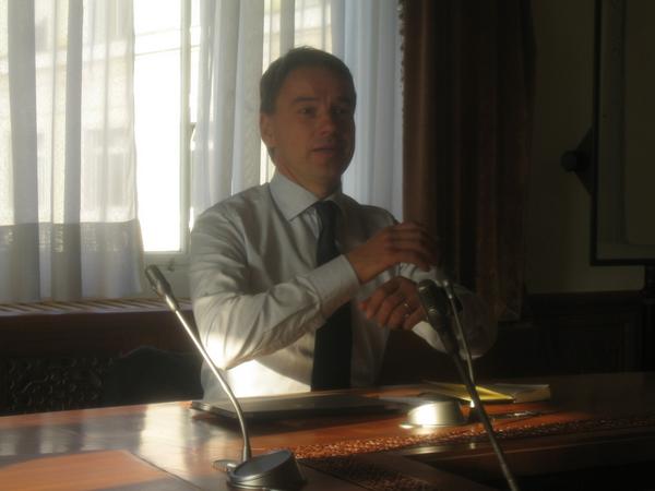 ifoamorganics's tweet photo. meet an organic farmer: UNECE Exec. Secr., Christian Friis Bach, organic farmer himself, meets IFOAM at #post2015ece http://t.co/zgoFWAQTI5