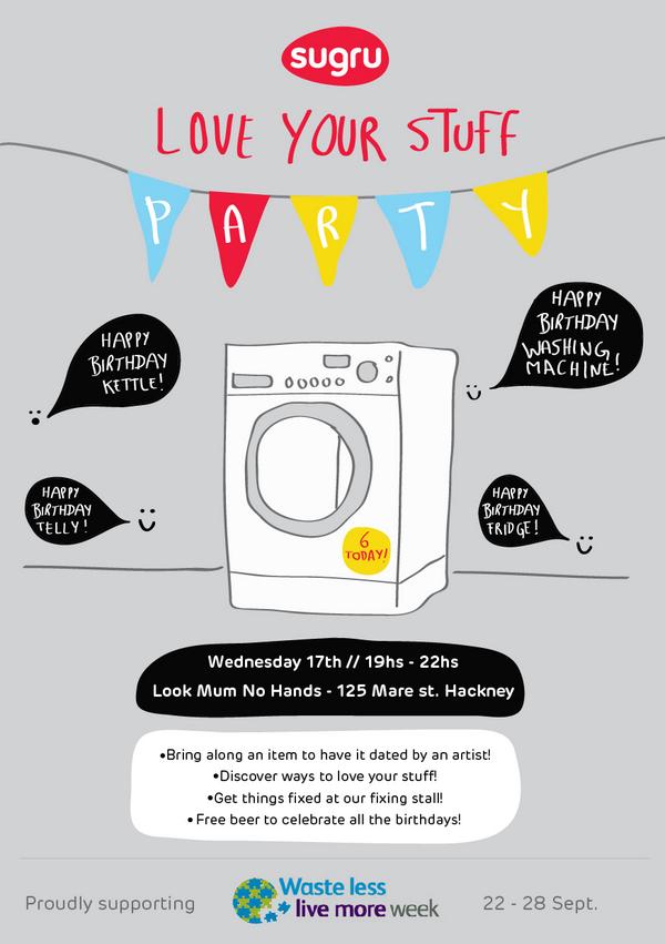 Waste_Watch's tweet image. Free tmrw night? Check out this awesome event in #Hackney from our friends @sugru 
loveyourstuff.sugru.com Pls RT