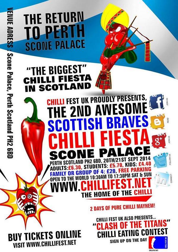 AuntyJee's tweet photo. I will be at Scottish Braves Chilli FIesta cooking up a spicy menu :) retweet http://t.co/OUkHMvysKb