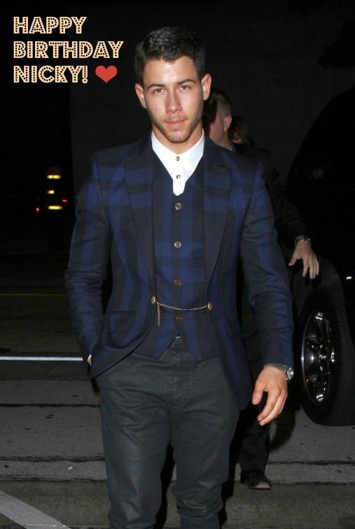 Happy 22nd Birthday Nick Jonas! -  -  