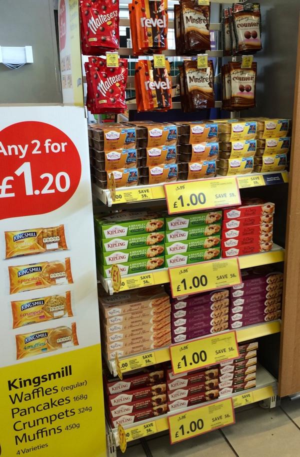 Make a cuppa an exceedingly good cuppa with Mr Kipilings cakes at only £1! ☕️🍰