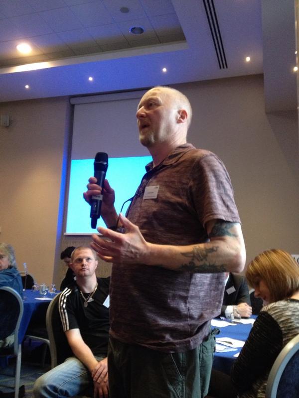 SeanOBaoill's tweet photo. Trevor from Ballee outlines the benefits of being in the @bric_Programme at the #bricConference with @tidestraining http://t.co/Ro0EGjiEd9