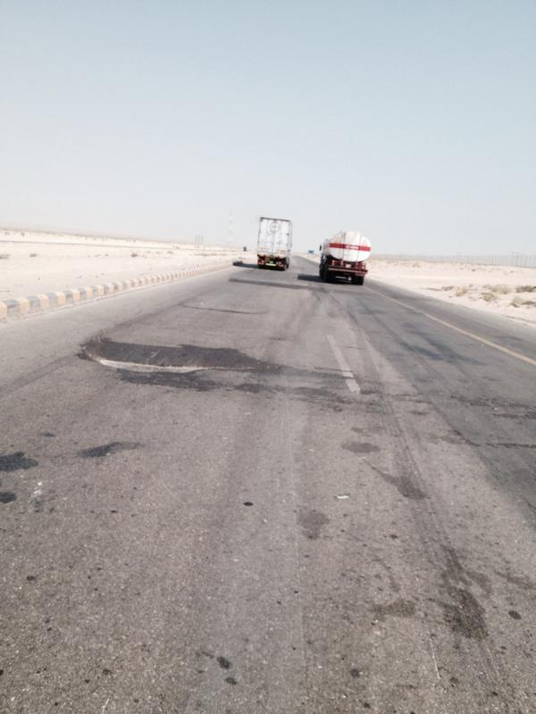 fahadamm1's tweet photo. طريق ابو حدرية الخفجي http://t.co/yEVbssHBsm