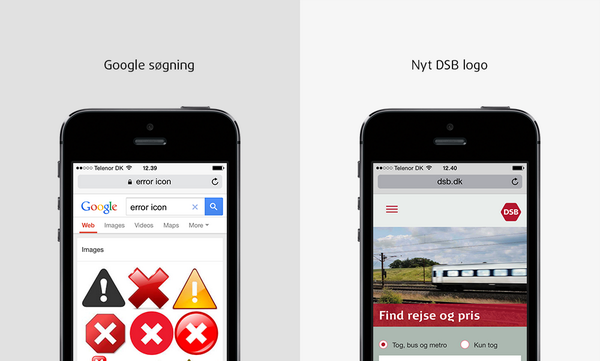 torbenjorgensen's tweet photo. Det nye #DSB #logo http://t.co/o7eyik7AJT